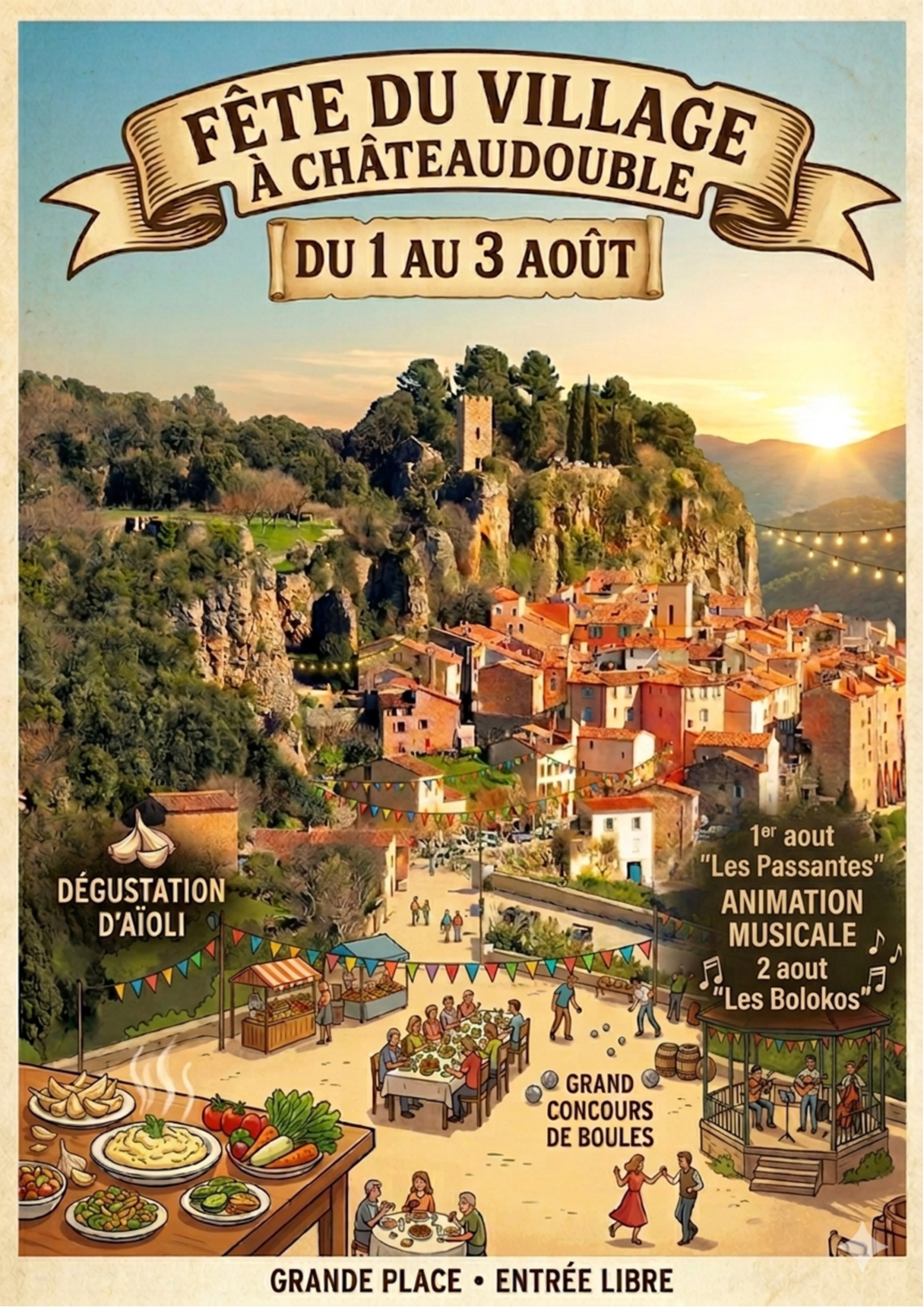Fête du village du 1er au 3 aout