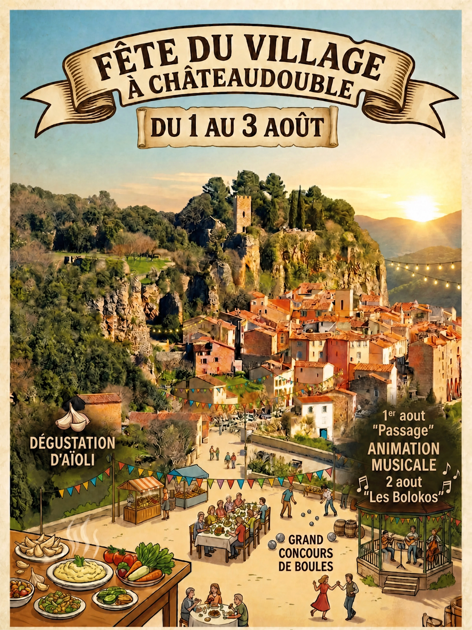 Fête du village du 1er au 3 aout